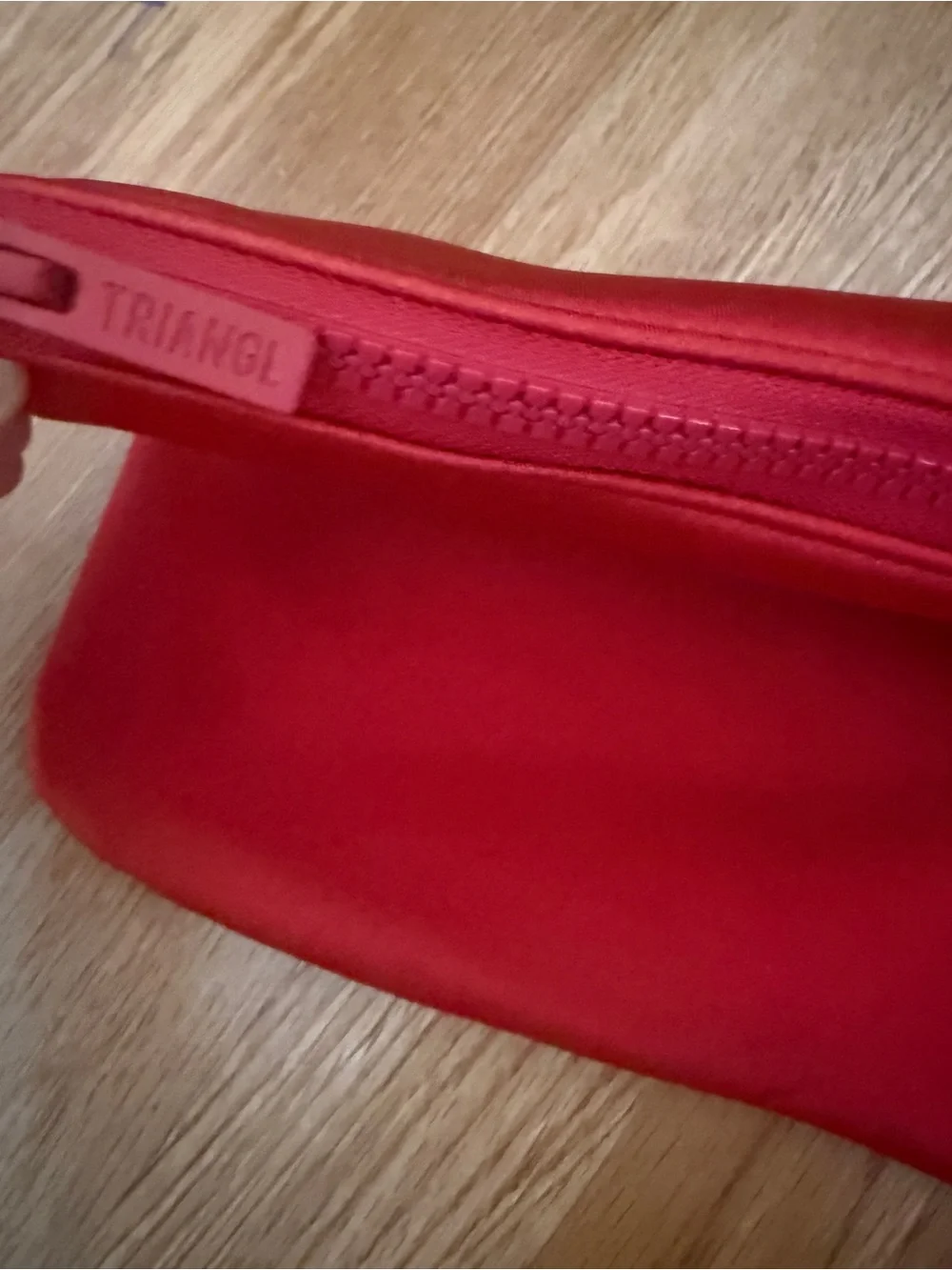 triangl swimwear Red Zip Toiletry Pouch